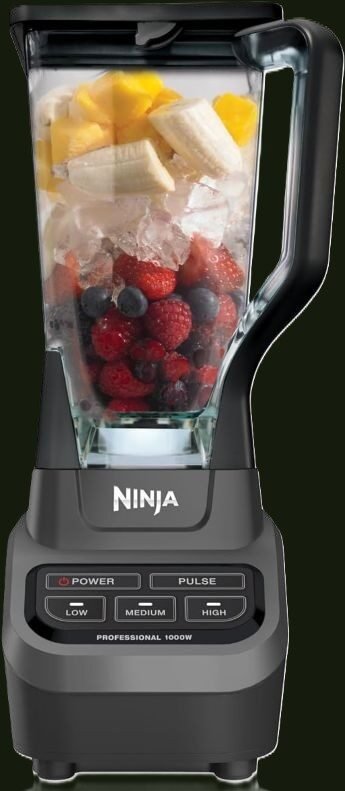 Ninja Professional Blender 1000W family-size 72-oz BPA-free plastic pitcher