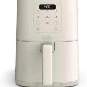 BELLA 4QT Slim Air Fryer Oven - best small kitchen appliance for apartments and best air fryer for tight counter spaces